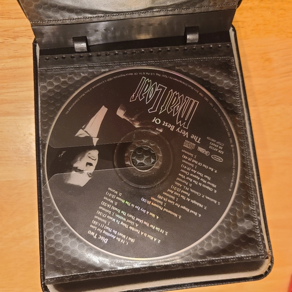 CD Projects Faux Leather Black 24 CD Hinged Case WITH CDS - Picture 8 of 12